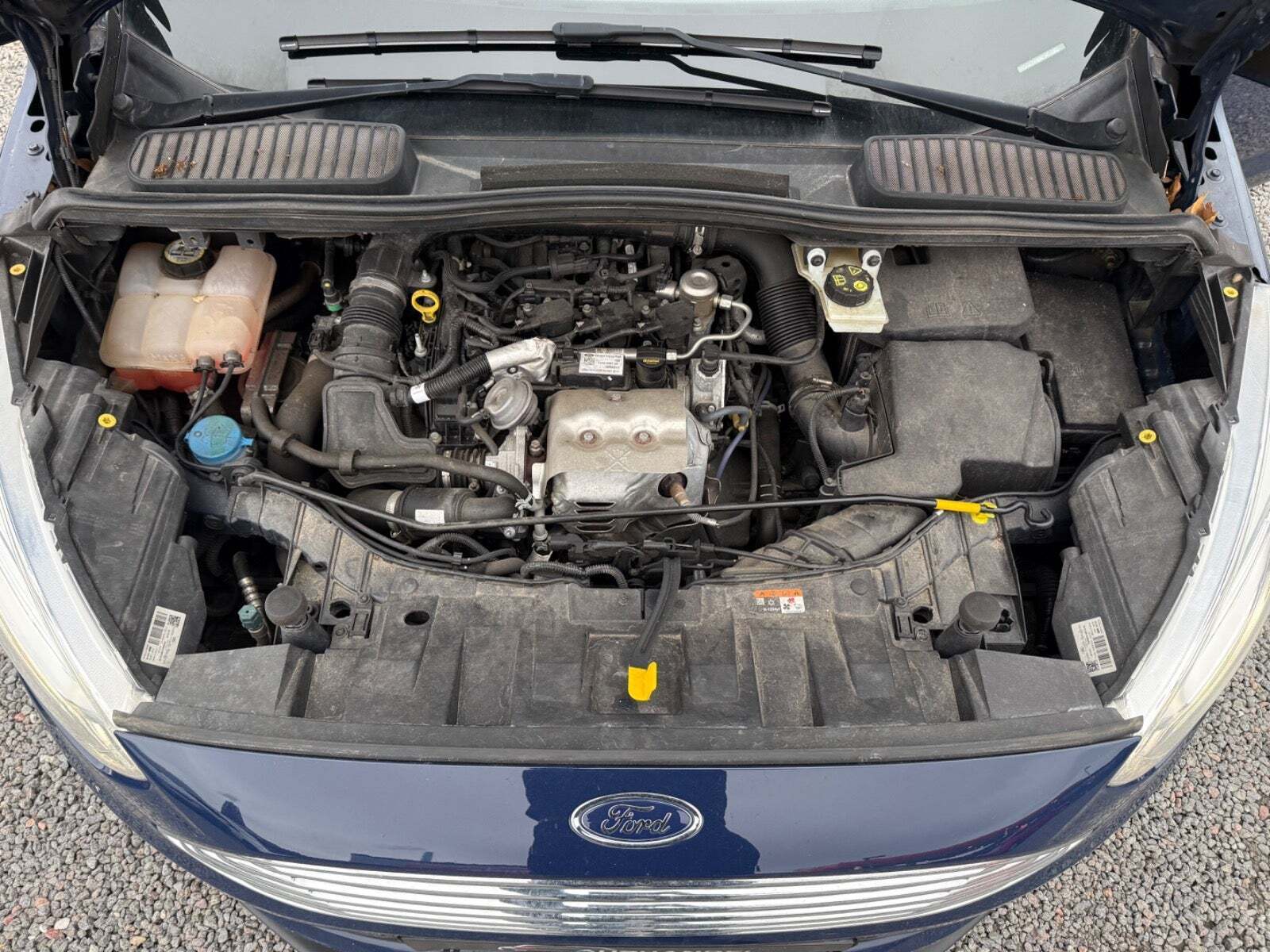 Blå Ford C-MAX fra 2017
