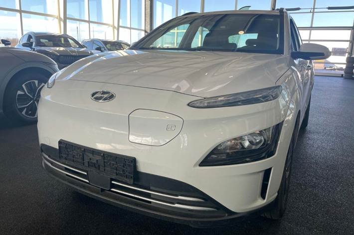 Hvid Hyundai Kona fra 2022