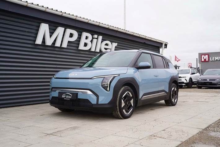 Blå Kia EV3 fra 2025