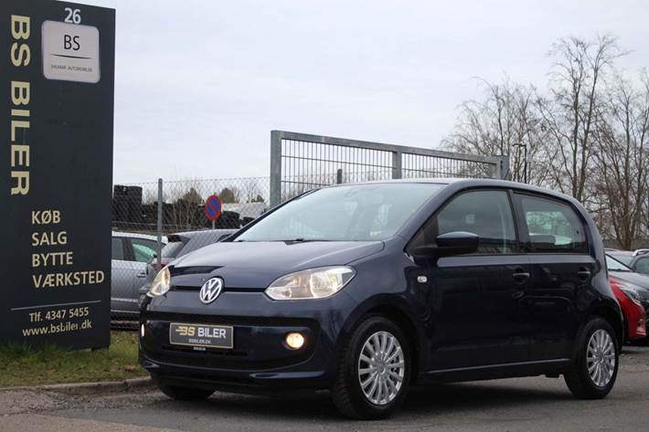 Blå VW UP! fra 2014
