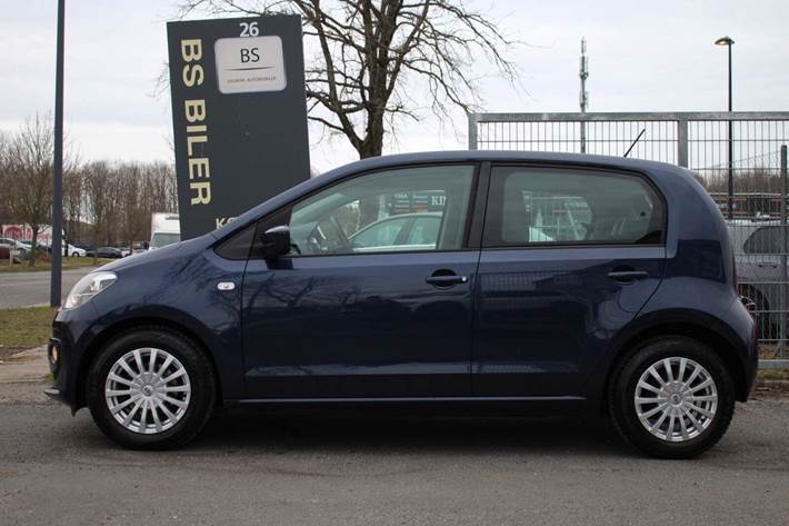 Blå VW UP! fra 2014