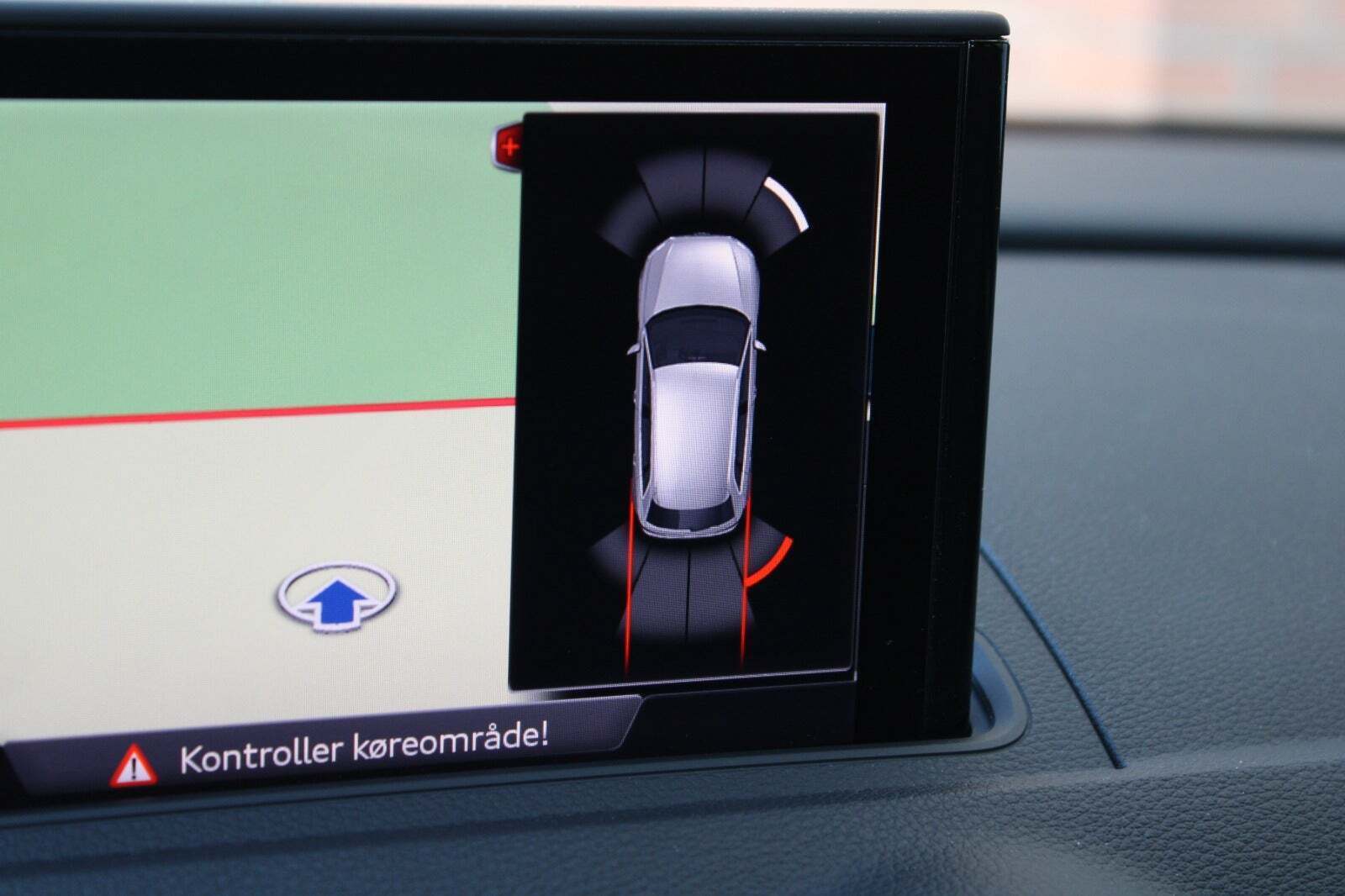 Rød Audi A3 fra 2018