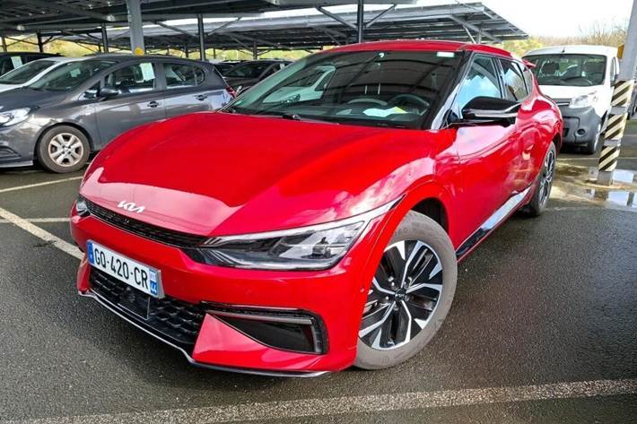 Rød Kia EV6 fra 2023