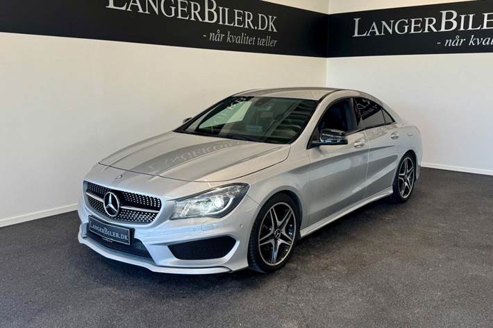 Sølv Mercedes CLA200 fra 2015