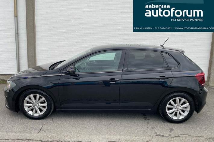 Sort VW Polo fra 2020