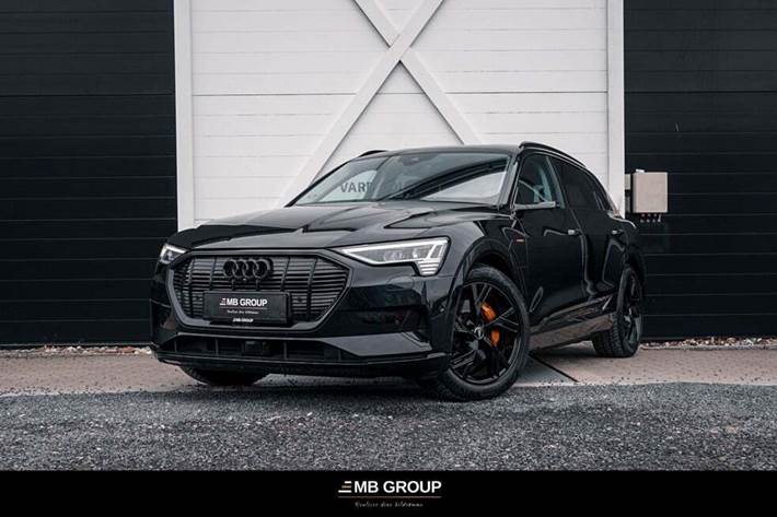 Gul Audi e-tron fra 2019