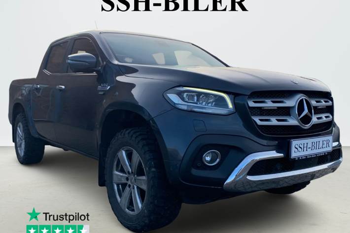 Grå Mercedes X350 d fra 2019