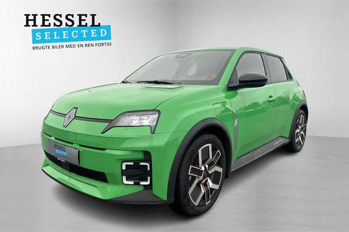 Grøn Renault 5 E-Tech fra 2025