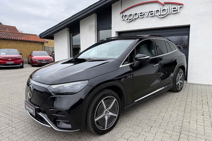 Sort Mercedes EQE350 SUV fra 2025