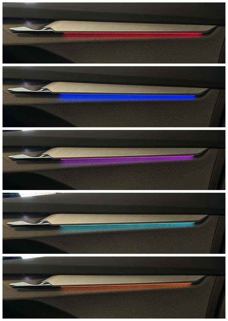 Blå Skoda Enyaq fra 2022