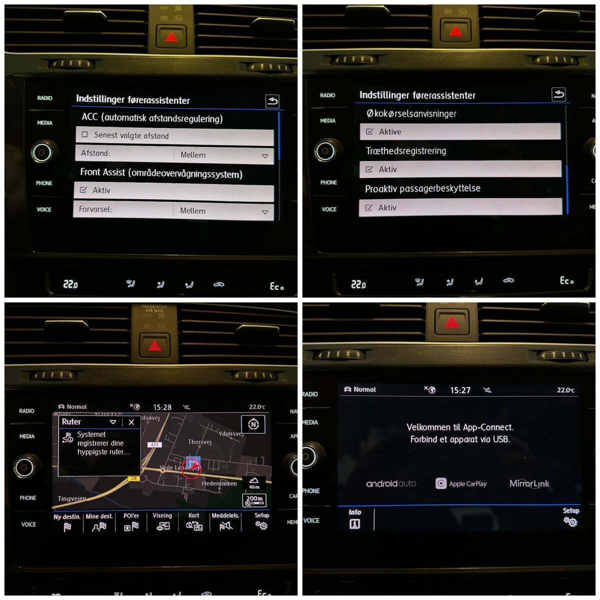 Grå VW e-Golf VII fra 2020