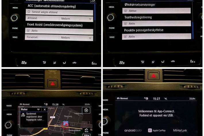 Grå VW e-Golf VII fra 2020