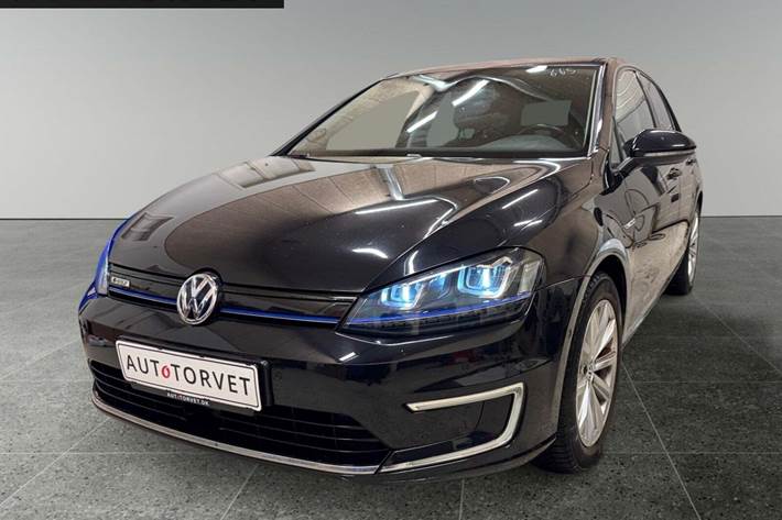 Sort VW e-Golf VII fra 2015