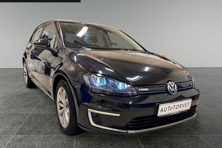 Sort VW e-Golf VII fra 2015