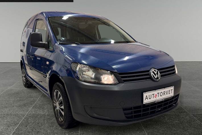 Blå VW Caddy fra 2015