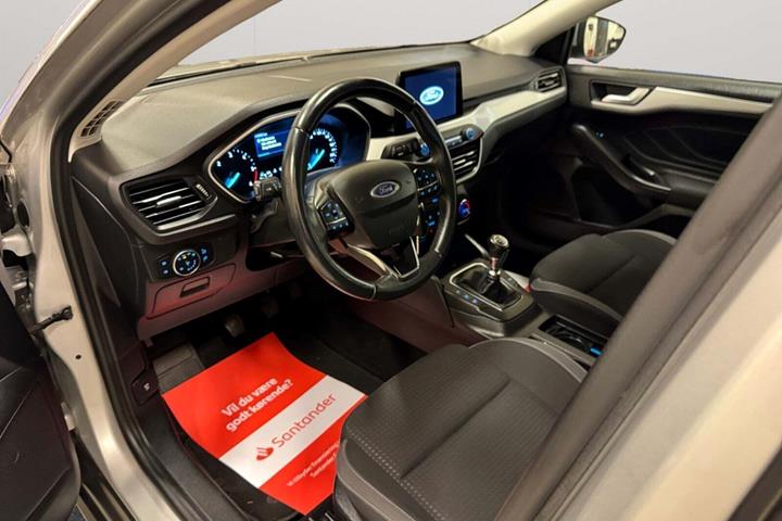 Sølv Ford Focus fra 2019