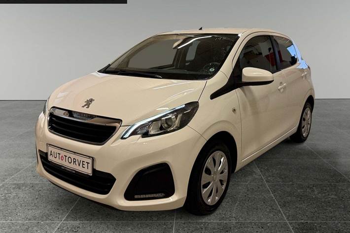 Hvid Peugeot 108 fra 2015
