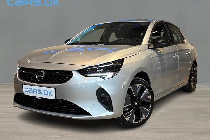 Grå Opel Corsa-e fra 2024 set udefra