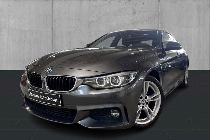 Grå BMW 420i fra 2019 set udefra