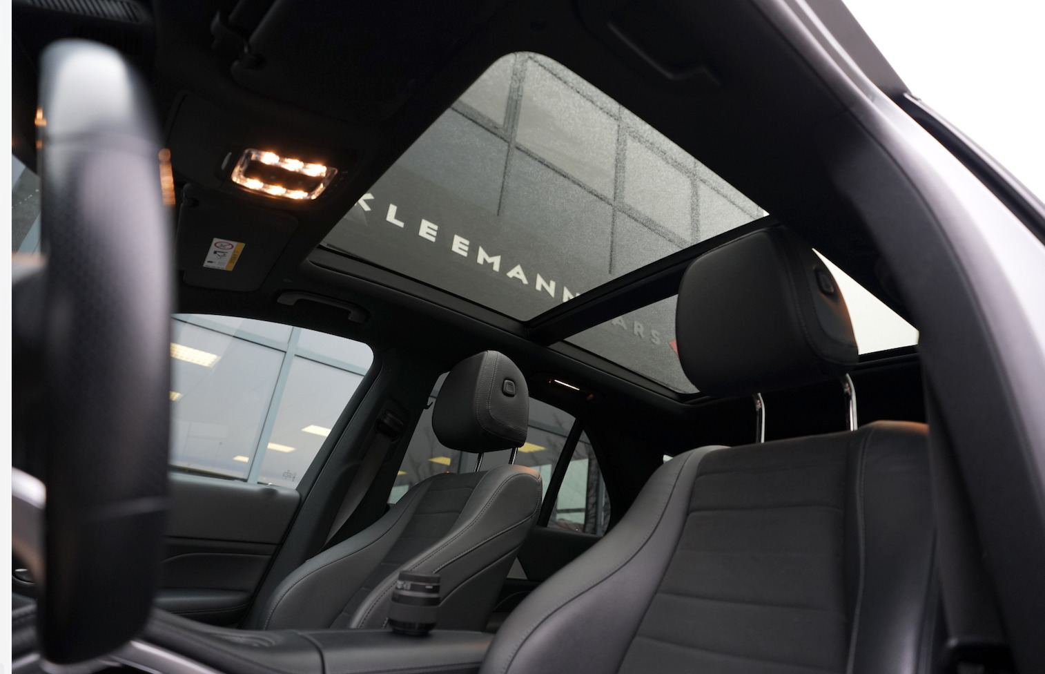 Grå Mercedes GLE350 de fra 2021