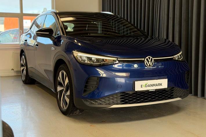 Blå VW ID.4 fra 2021