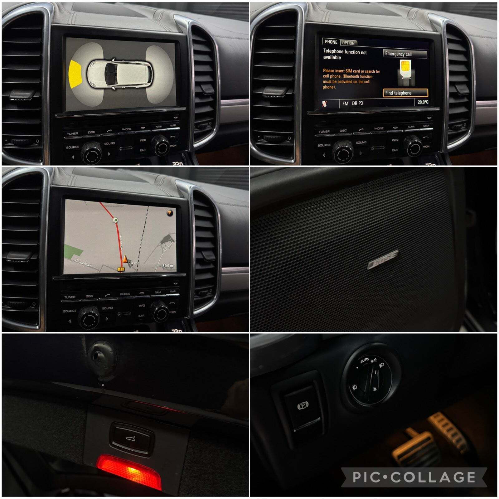 Sort Porsche Cayenne S fra 2010