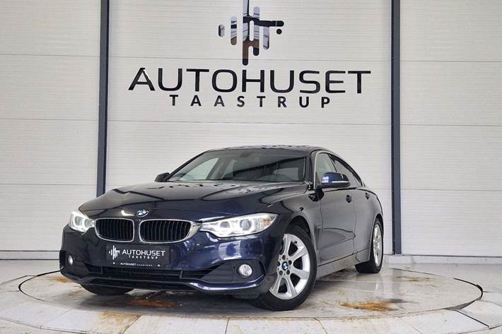 Blå BMW 428i fra 2016