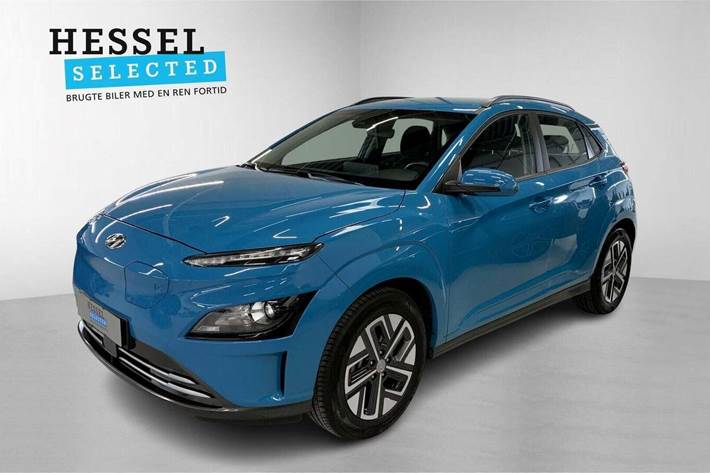 Blå Hyundai Kona fra 2022