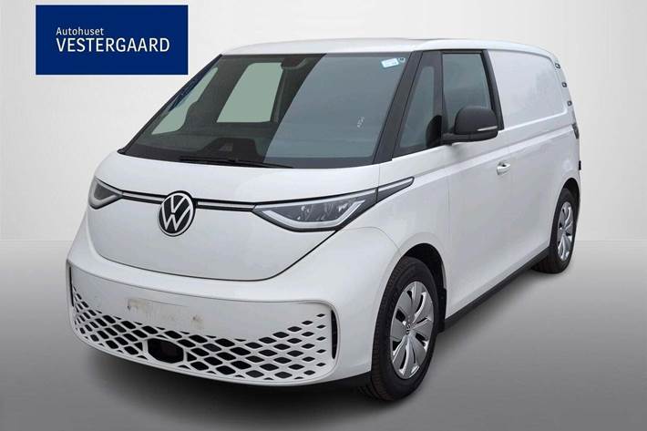 Hvid VW ID.Buzz fra 2024 set udefra