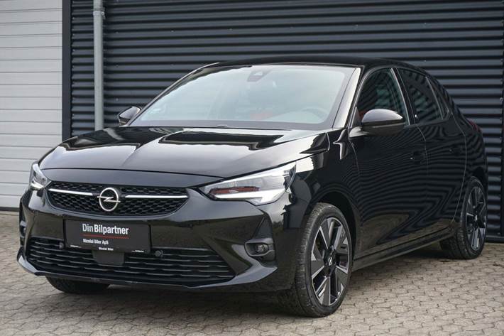 Sort Opel Corsa-e fra 2021