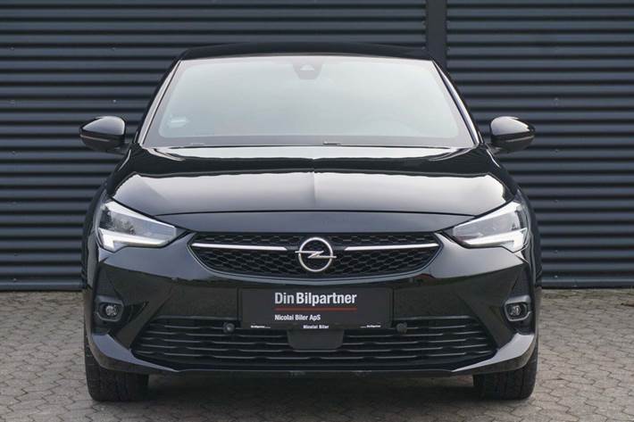 Sort Opel Corsa-e fra 2021