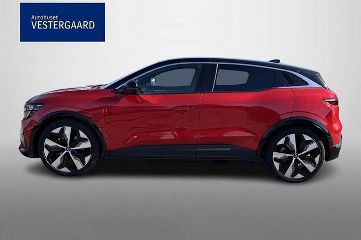 Rød Renault Megane E-Tech fra 2023