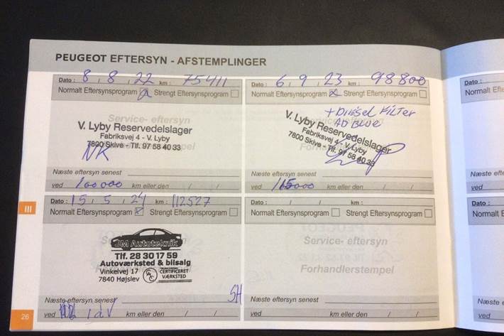 Hvid Peugeot 208 fra 2016