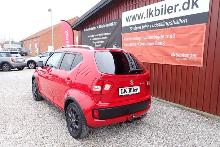 Rød Suzuki Ignis fra 2020