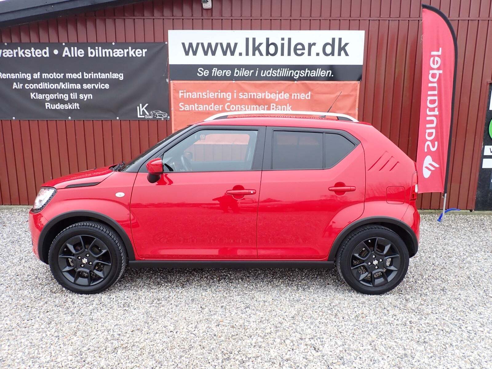 Rød Suzuki Ignis fra 2020