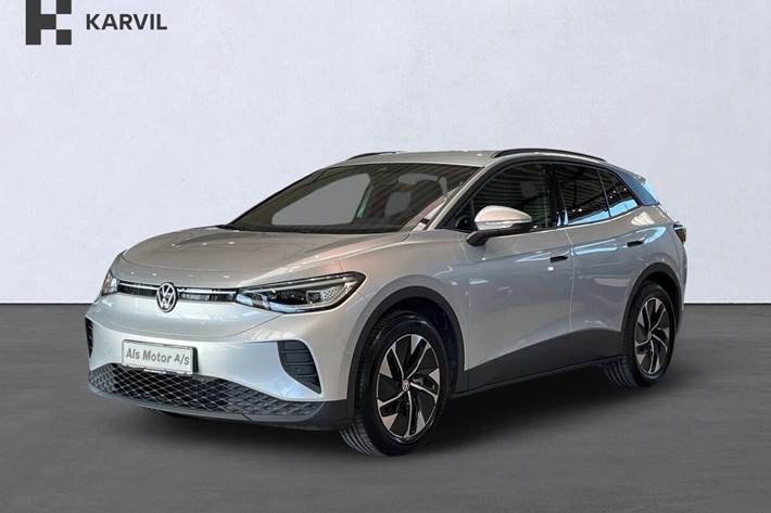 Sølv VW ID.4 fra 2025 set udefra