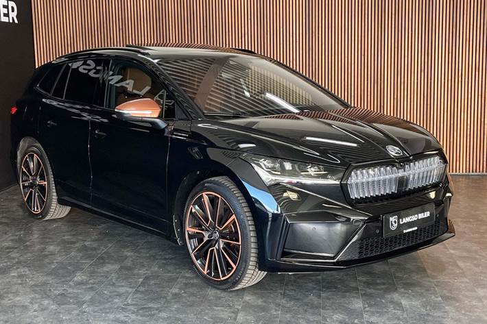 Sort Skoda Enyaq fra 2022