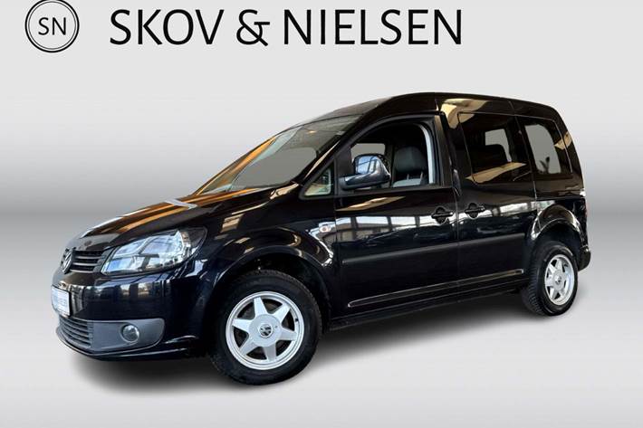Sort VW Caddy fra 2011