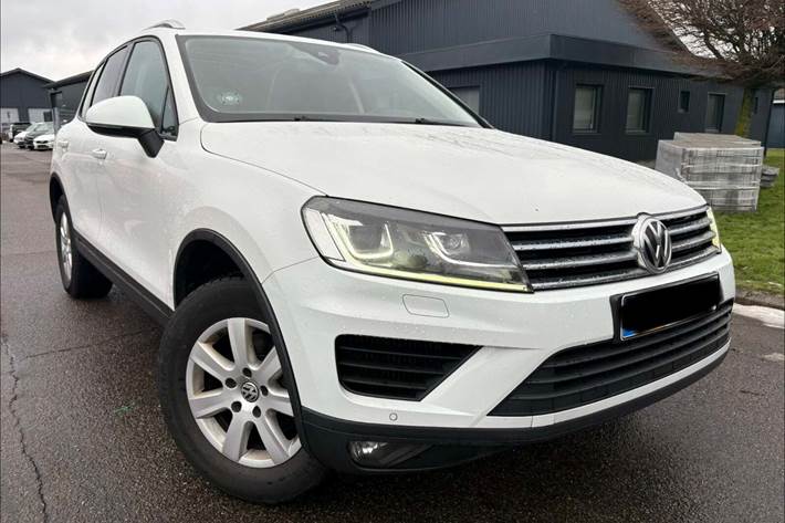 Hvid VW Touareg fra 2017