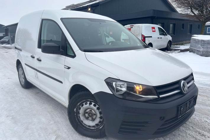 Hvid VW Caddy fra 2017