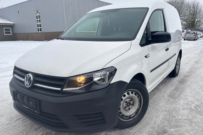 Hvid VW Caddy fra 2017