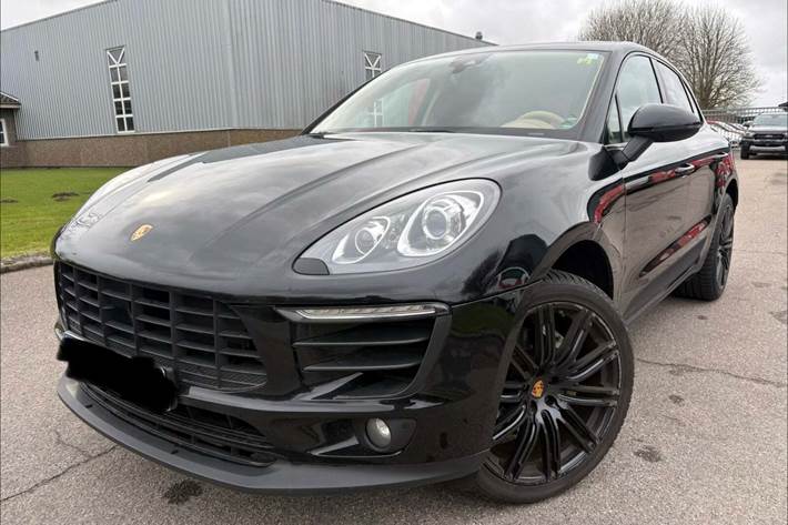 Sort Porsche Macan S fra 2016