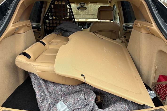 Sort Porsche Macan S fra 2016