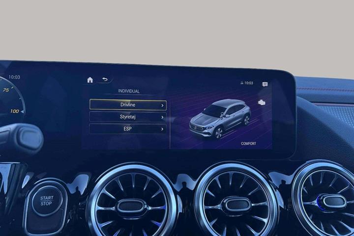 Grå Mercedes EQA250 fra 2023