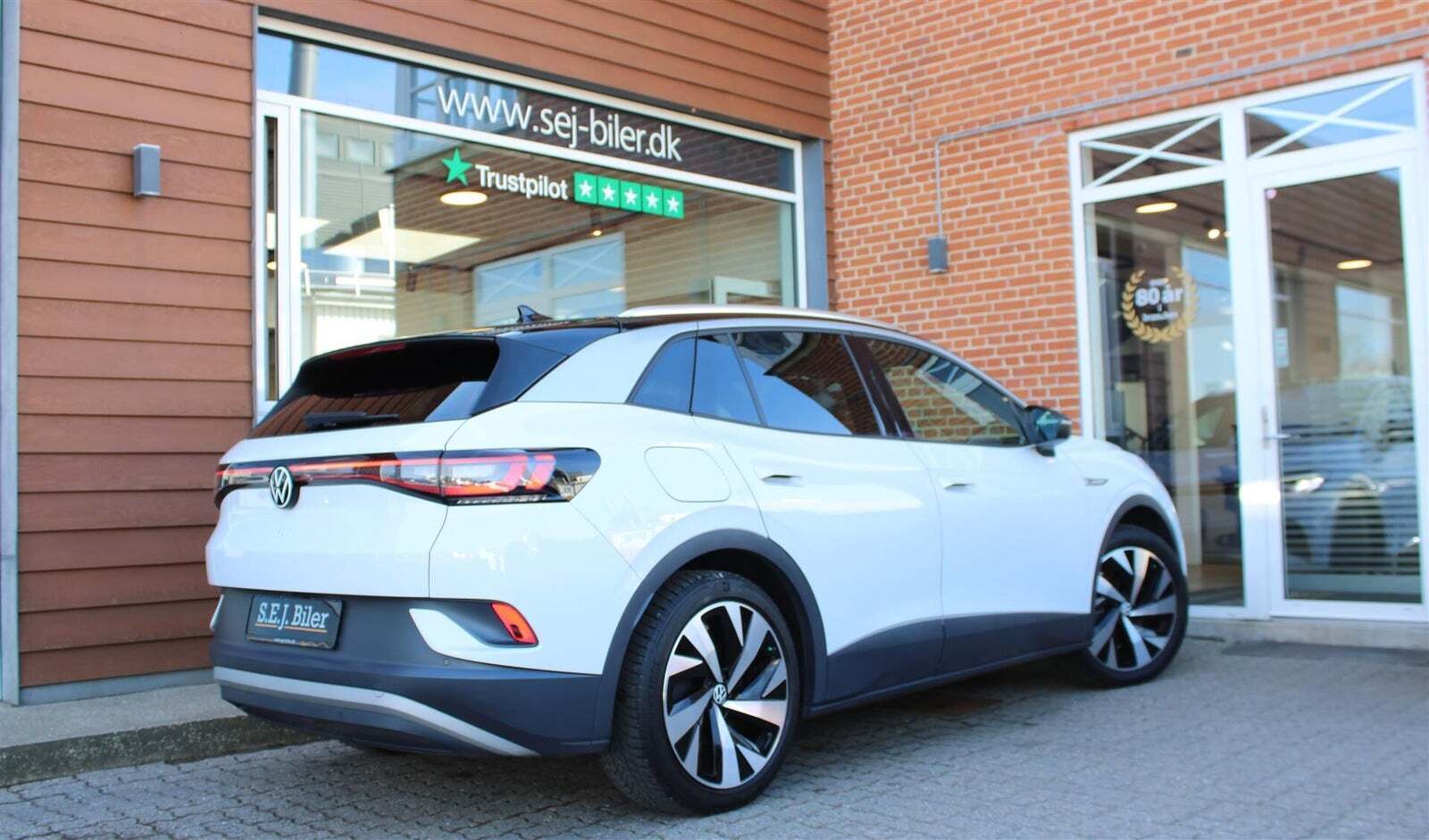 Hvid VW ID.4 fra 2021