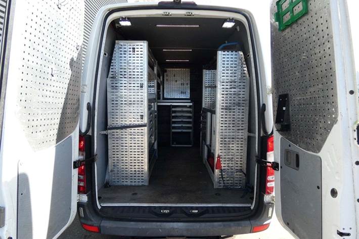 Hvid Mercedes Sprinter 316 fra 2017
