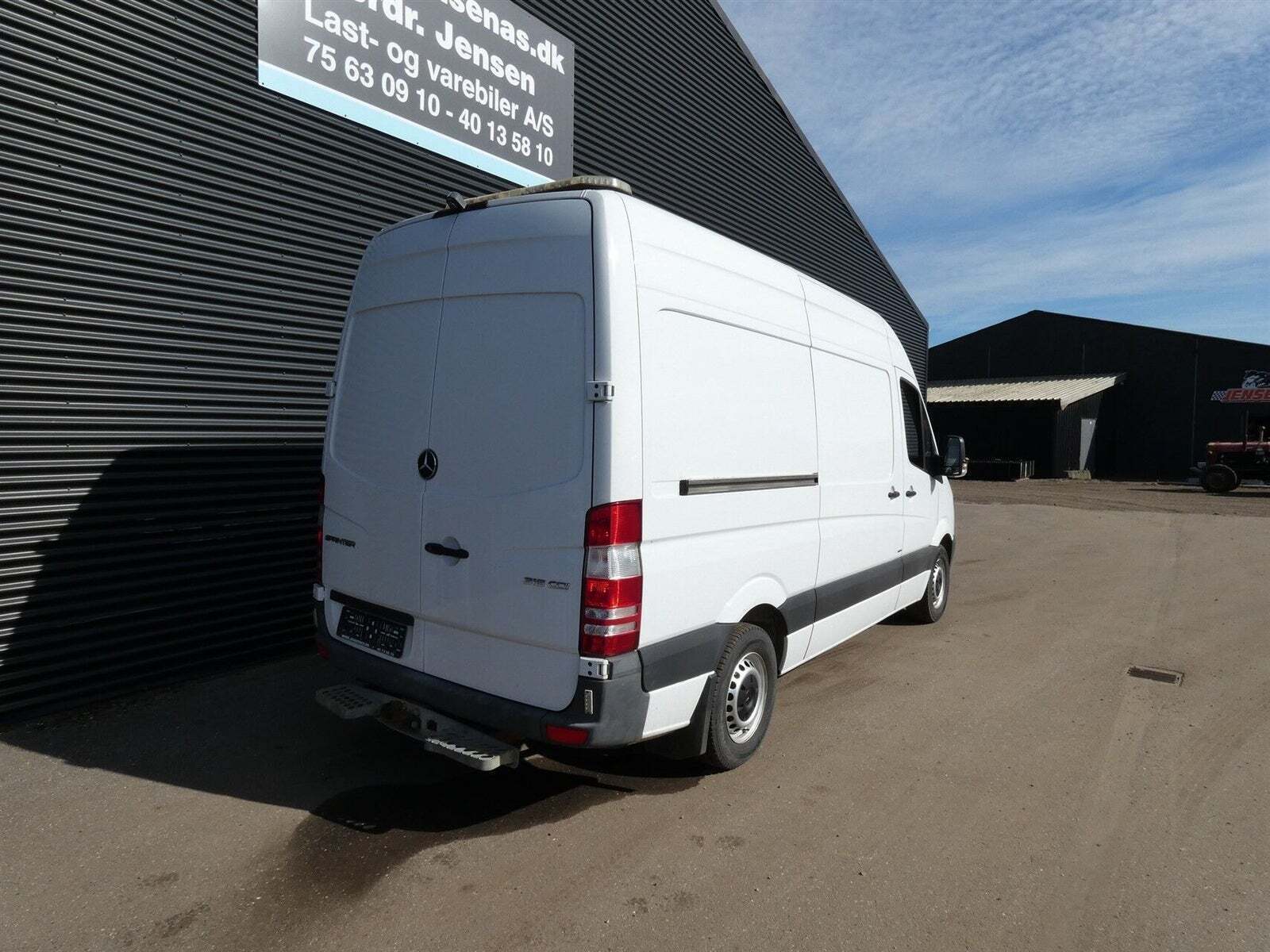 Hvid Mercedes Sprinter 316 fra 2017
