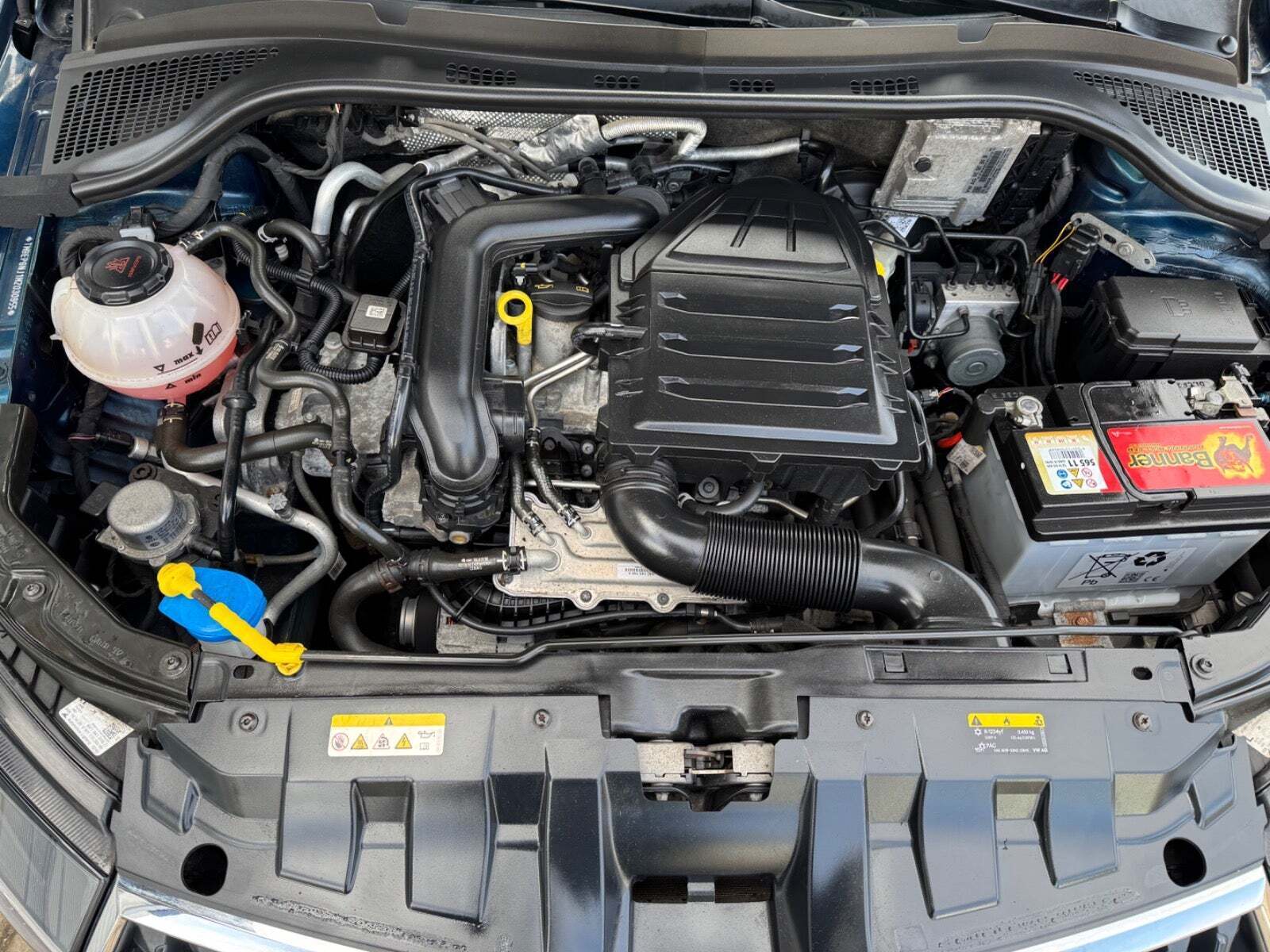 Blå Skoda Fabia fra 2021