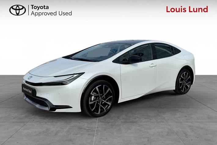 Hvid Toyota Prius Plug-in fra 2024