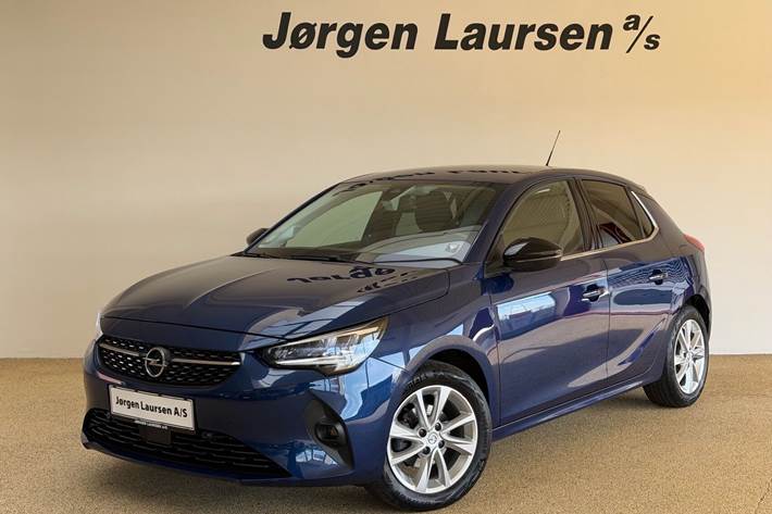 Blå Opel Corsa fra 2021